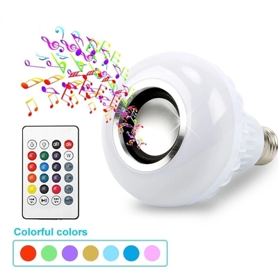 Smart App Led Music Bulb com temperatura RGB W e duração de vida 10000 horas