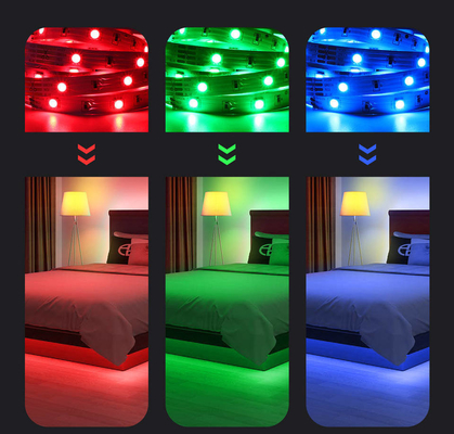 80 CRI 5m 10m 20m Wifi Smart Led Strip Light com controle remoto do App RGB Ambient Light