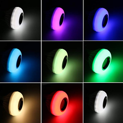 lâmpada de música de LED branco com Bluetooth e controle remoto temperatura de funcionamento -45-50°C