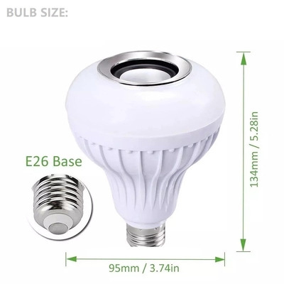 Smart App Led Music Bulb com temperatura RGB W e duração de vida 10000 horas