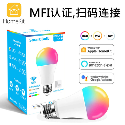 2835 SMD LED Chip Wi-Fi RGB LED Bulb com Tuya App Control e Função Dimmable