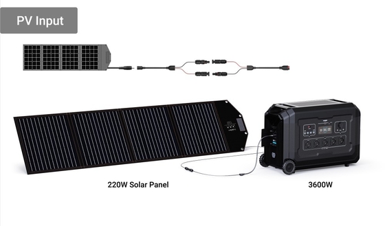 110V-240V Voltagem de saída Gerador solar portátil com aplicativo Wifi Bluetooth para energia solar
