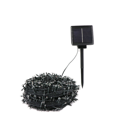 200LED RGB lâmpadas de jardim solar à prova d'água Iluminação de cordas de Natal para o exterior IP65