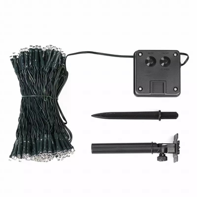 200LED RGB lâmpadas de jardim solar à prova d'água Iluminação de cordas de Natal para o exterior IP65
