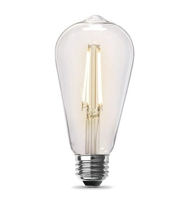 Lâmpada Fluxo luminoso lm 800 E27 Casa LED Filamento de vidro St19 St64 Luz de lâmpada LED