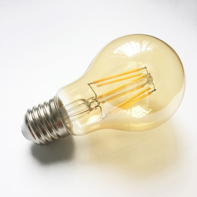 Pc Alumínio 10W A60 Filamento LED Branco Quente Edison lâmpada para 5w 7w 9w 12w Substituição