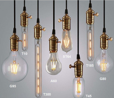 3000-6000K E27 Edison Bulb Led Filamento Lâmpada 220v Filamento A60 Edison Led Bulb Light