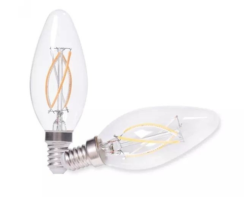 Alta eficiência luminosa E14 lâmpada de vela LED dimmable C35 para melhor renderização de cores