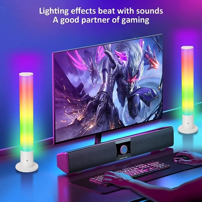 Design Cool Led Mood Light Tuya Wifi Control Dimming Led Table Lamp com RGB Branco