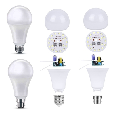 Ce Erp E27 7w 15w 12w 9w lâmpada LED de alta luminosidade A60 com ângulo de raio de 270 graus e Ra80