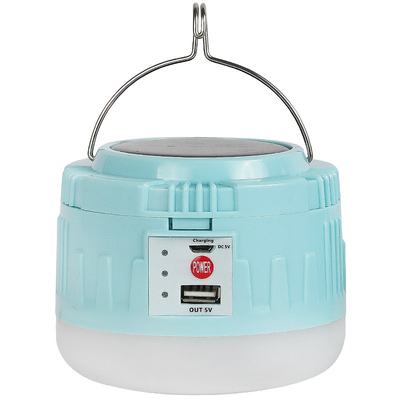 30W/50W Luz solar LED recarregável para acampamento e emergência Fluxo luminoso 900lm